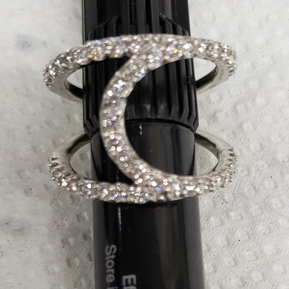 #SOLD#Free form diamond ring - Picture 4 of 4